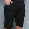 Bermuda Jeans Masculina Preta Casual Hawk