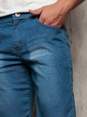 Bermuda Jeans Masculina com Lycra Urbano Loja Viego bermuda jeans Bermuda Jeans Casual bermuda jeans masculina Bermuda Jeans Masculina com Lycra Urbano bermuda masculina jeans short jeans masculino