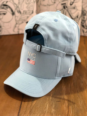 Boné New York Azul Claro NYC Strapback Loja Viego bone new era bone yankees bones ny original bones nyc boné boné da ny Boné New York Boné New York Azul Claro NYC Strapback bonés ny new era boné