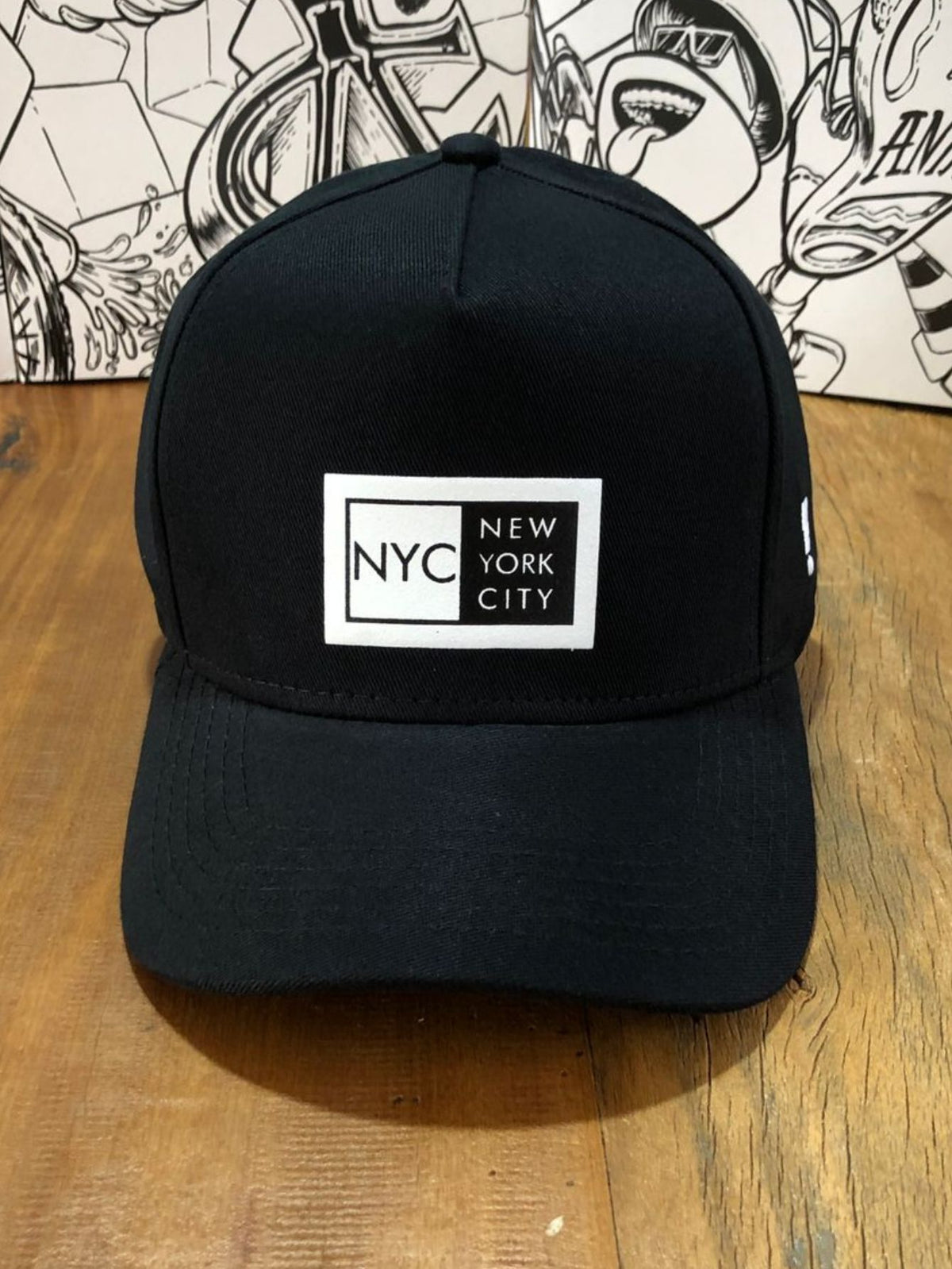 Boné New York Preto Premium NYC Loja Viego bone new era bone yankees bones ny original bones nyc boné boné da ny boné new era preto Boné New York Boné New York Preto Premium NYC bonés ny new era boné