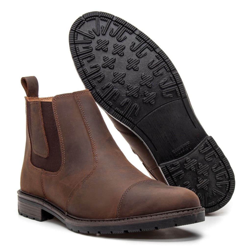 Bonita Masculina Chelsea de Couro Rústica Loja Viego Bonita Masculina Chelsea Bonita Masculina Chelsea de Couro Rústica bota Bota chelsea Bota chelsea couro bota chelsea masculina look bota chelsea masculina tratorada botina chelsea