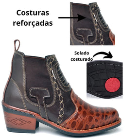 Bota Masculina Country Texana Couro Legítimo Loja Viego bota bota autêntica bota cano alto bota confortável bota country bota durável Bota Masculina Country Texana Couro Legítimo bota masculina couro bota rodeio bota texana couro legítimo estilo cowboy presente masculino.