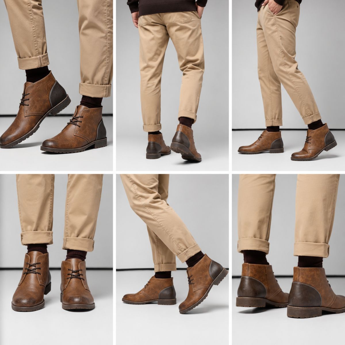 Bota Masculino de Couro Marrom Timber Viego