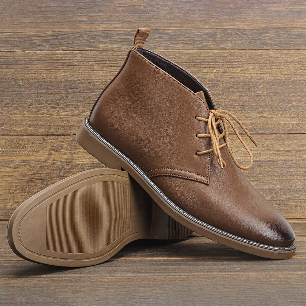 Bota Masculina Couro Marrom Orion Loja Viego
