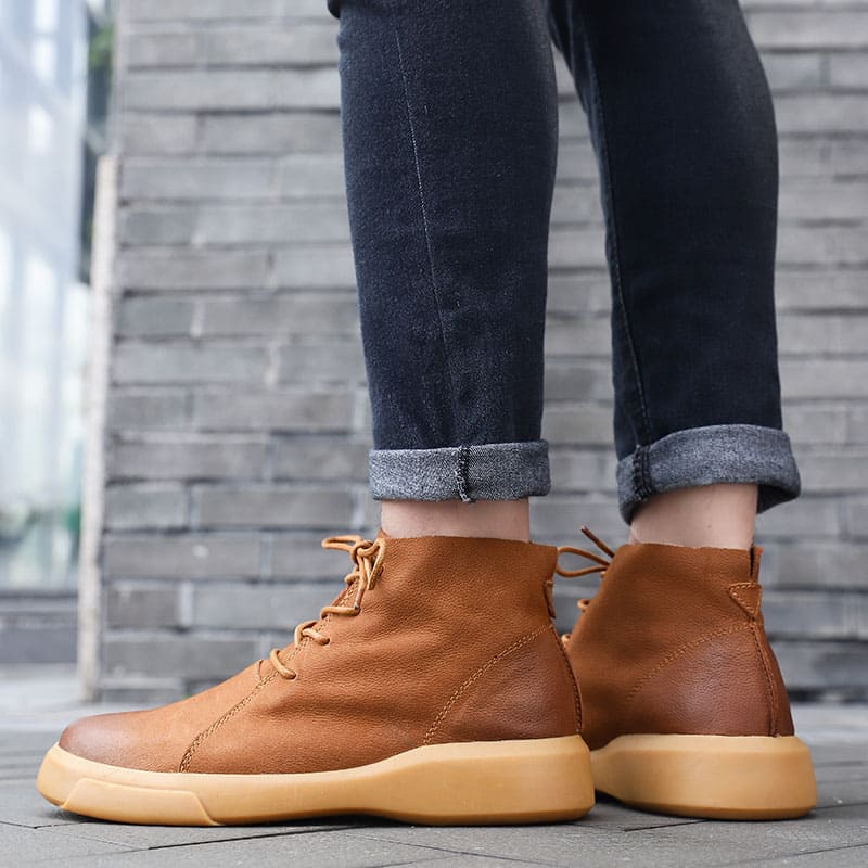 Bota Masculina Couro Marrom Viego Loja Viego