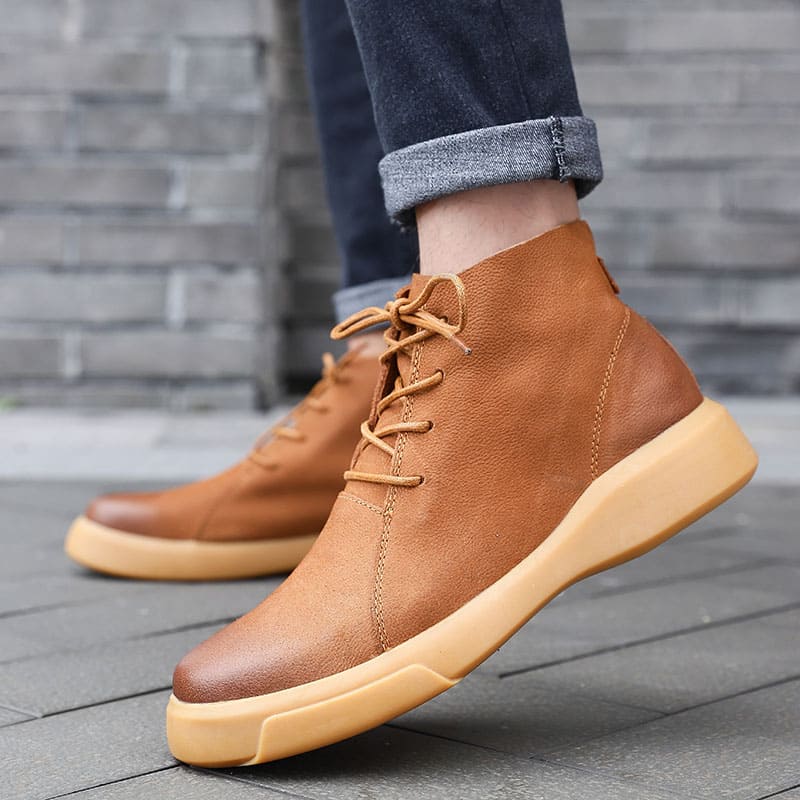 Bota Masculina Couro Marrom Viego Loja Viego