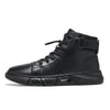 Bota Masculina Italiana de Couro Cano Alto