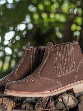 Bota Botina Country Masculina em Couro Marrom Loja Viego Bota Botina Country Masculina em Couro Marrom bota country bota country texana bota masculina bota masculina country