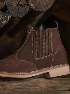 Bota Botina Country Masculina em Couro Marrom Loja Viego Bota Botina Country Masculina em Couro Marrom bota country bota country texana bota masculina bota masculina country