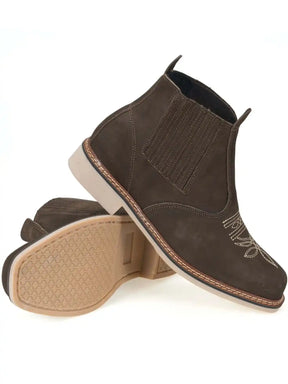 Bota Botina Country Masculina em Couro Marrom Loja Viego Bota Botina Country Masculina em Couro Marrom bota country bota country texana bota masculina bota masculina country