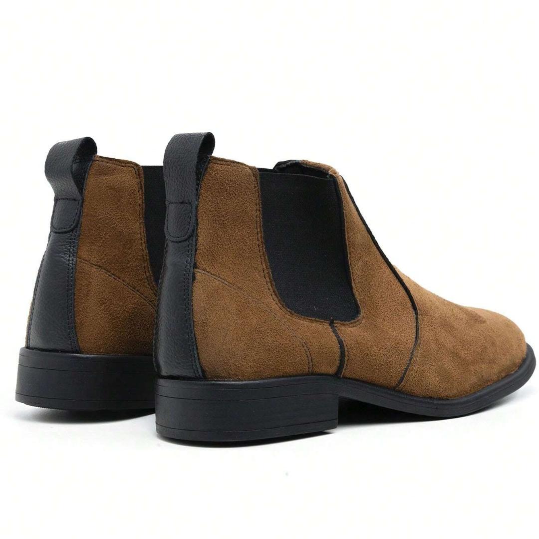 Bota Chelsea Masculino de Camurça Light Brown Loja Viego bota Bota chelsea Bota chelsea couro bota chelsea masculina look Bota Chelsea Masculina Para Trabalho Clássica Bota Chelsea Masculino de Camurça Light Brown bota masculina