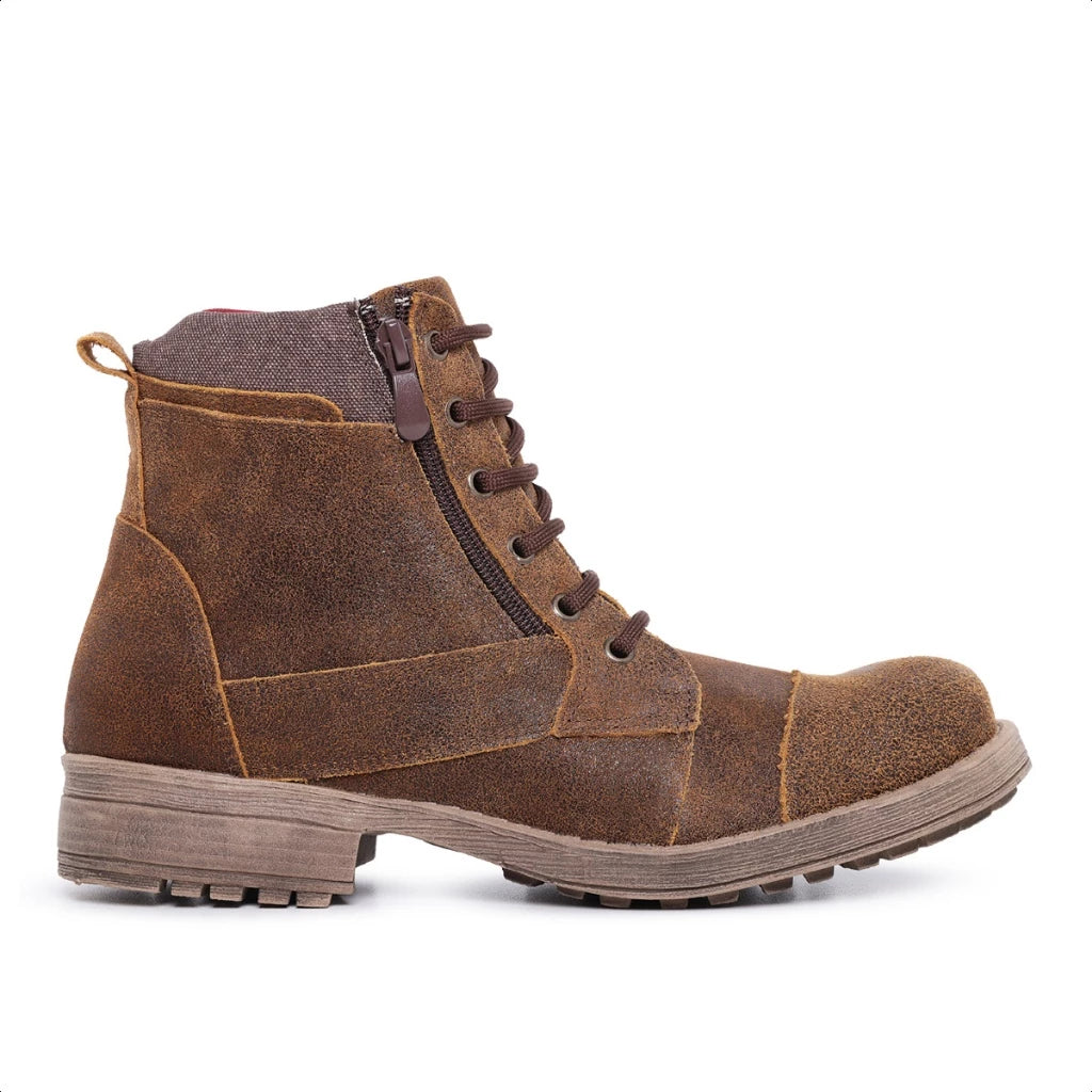 Bota Masculina Cano Alto Com Ziper - Martin Loja Viego