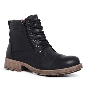 Bota Masculina Cano Alto Com Ziper - Martin Preto Loja Viego