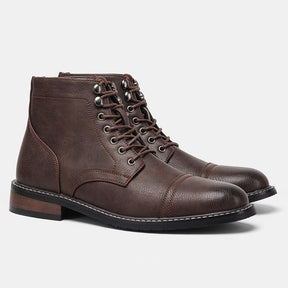 Bota de Couro Masculina American Marrom loja viego