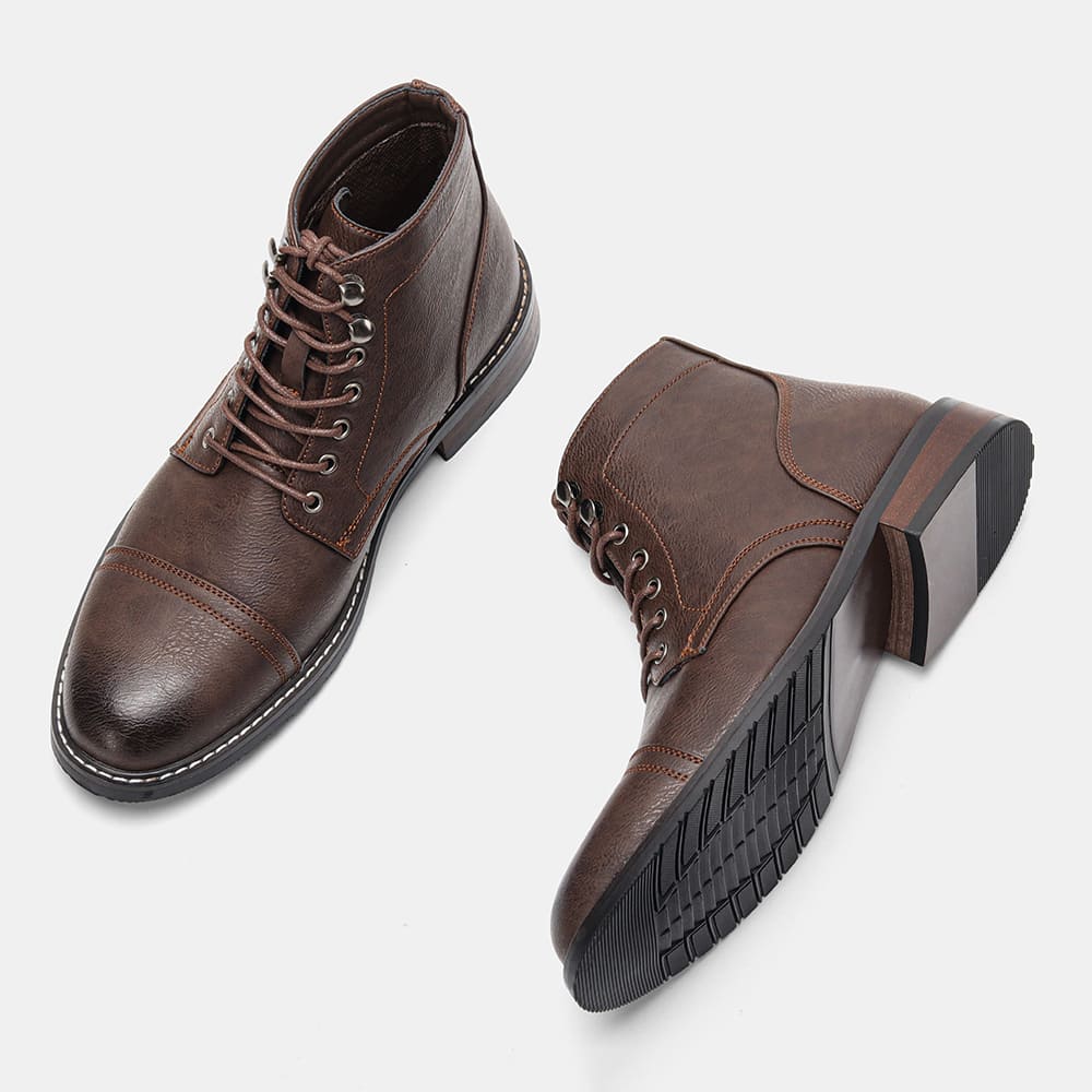 Bota de Couro Masculina American loja viego