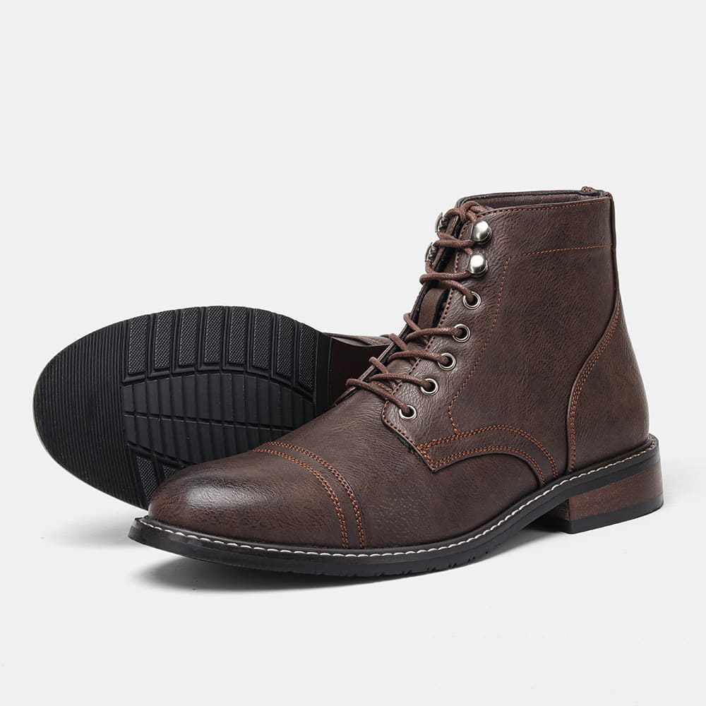 Bota de Couro Masculina American loja viego