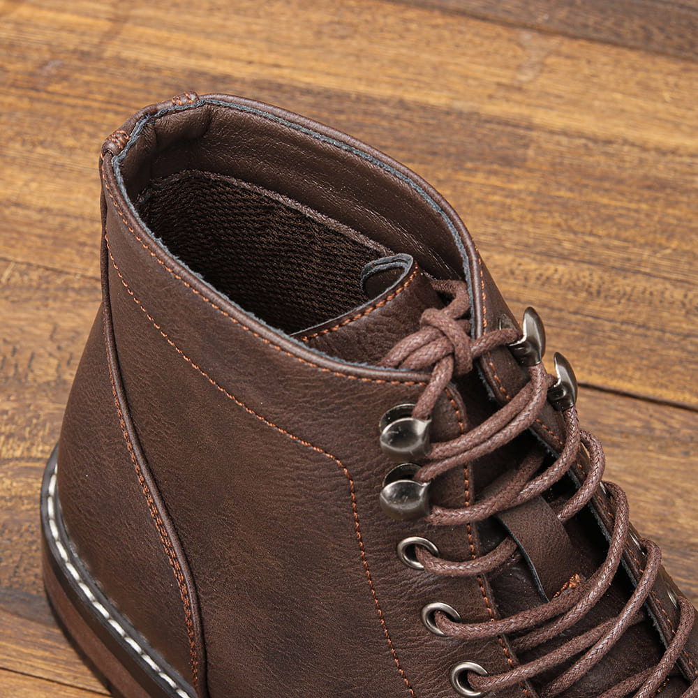 Bota de Couro Masculina American loja viego