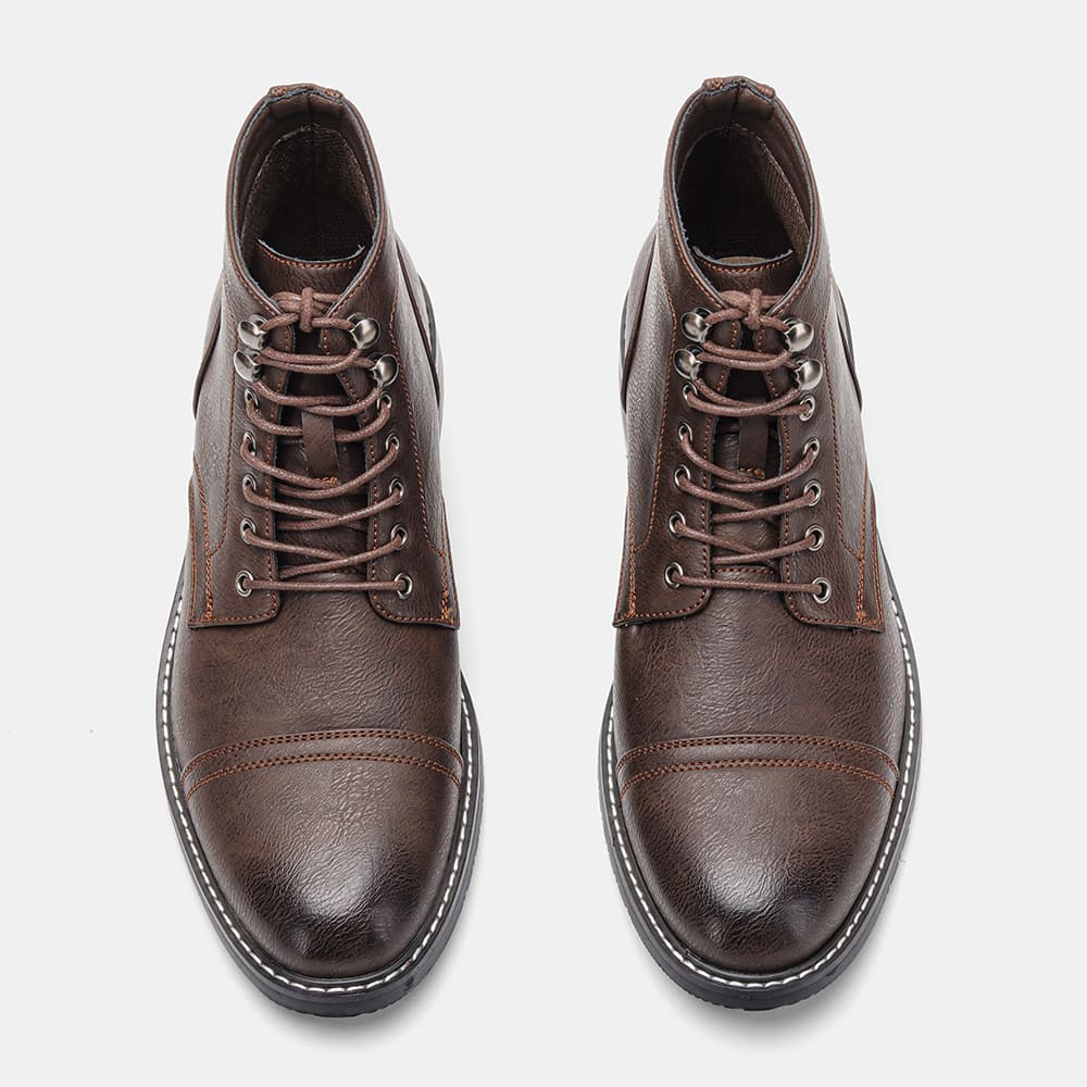 Bota de Couro Masculina American loja viego