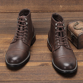 Bota de Couro Masculina American loja viego