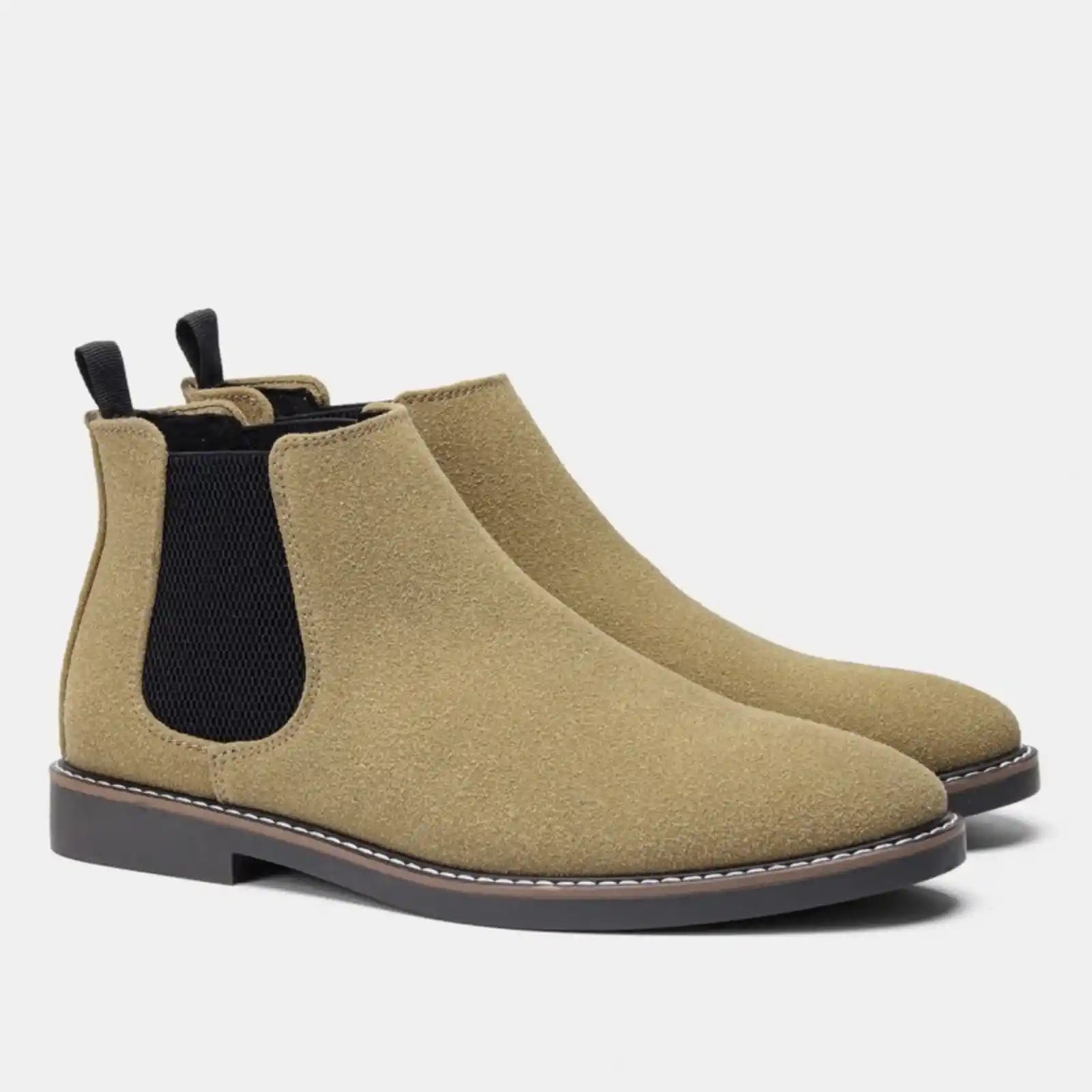 Botina Chelsea Masculina Em Couro Camurça Grit Areia Loja Viego Bonita Masculina Chelsea bota Bota chelsea Bota chelsea couro bota chelsea masculina look bota chelsea masculina tratorada botina chelsea Botina Chelsea Masculina Em Couro Camurça Grit