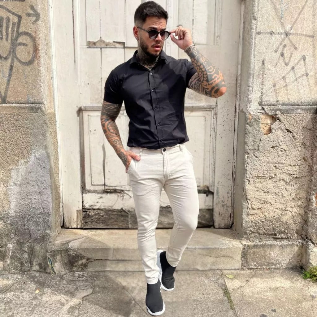 Calça Alfaiataria Masculina Bege Viego Loja Viego alfaiataria masculina calça alfaiataria masculina Calça Alfaiataria Masculina Bege Viego calça alfaiataria sarja calça alfaiataria skinny calça alfaiataria slim calça de alfaiataria calça social masculina melhores marcas de calça alfaiataria masculina