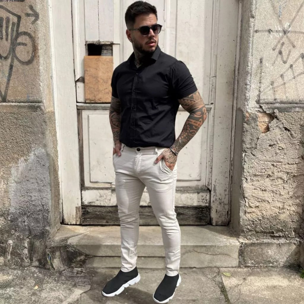 Calça Alfaiataria Masculina Bege Viego Loja Viego alfaiataria masculina calça alfaiataria masculina Calça Alfaiataria Masculina Bege Viego calça alfaiataria sarja calça alfaiataria skinny calça alfaiataria slim calça de alfaiataria calça social masculina melhores marcas de calça alfaiataria masculina