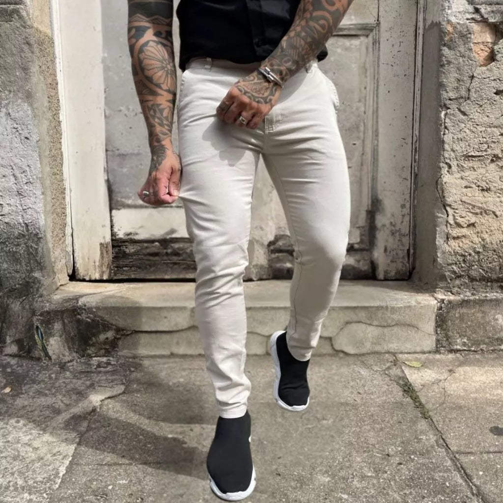 Calça Alfaiataria Masculina Bege Viego Loja Viego alfaiataria masculina calça alfaiataria masculina Calça Alfaiataria Masculina Bege Viego calça alfaiataria sarja calça alfaiataria skinny calça alfaiataria slim calça de alfaiataria calça social masculina melhores marcas de calça alfaiataria masculina