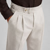 Calça Alfaiataria Masculino Bege Aspect Viego