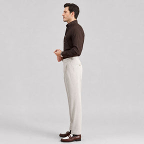 Calça Alfaiataria Masculino Bege Aspect Viego Loja Viego