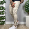 Calça Cargo Jogger Masculino Bege Urban
