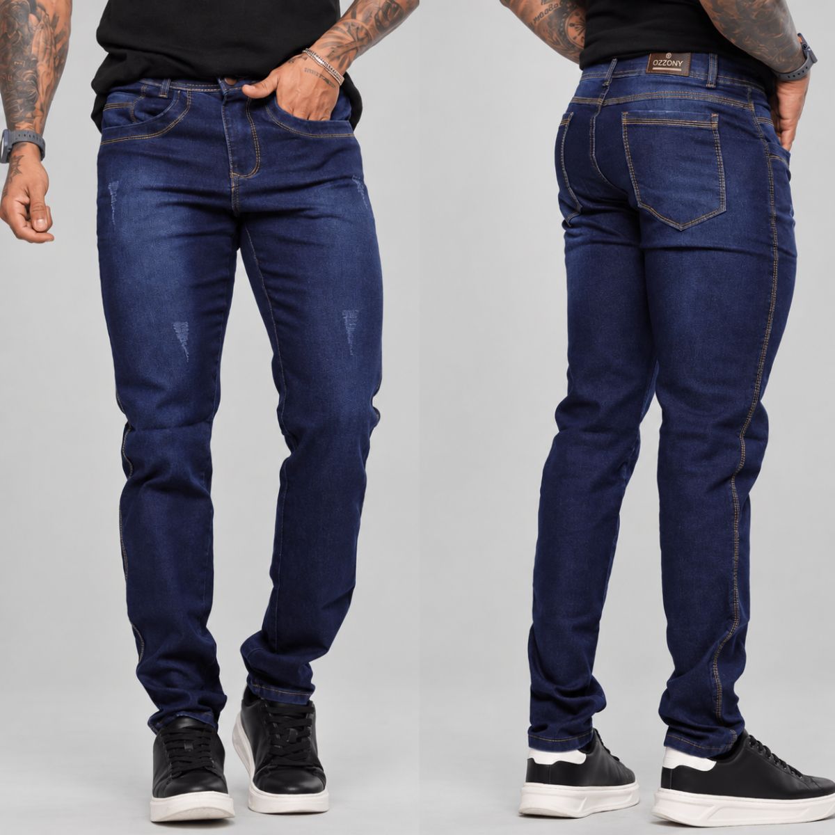 Calça Jeans Masculina Slim Fit Viego Elegance