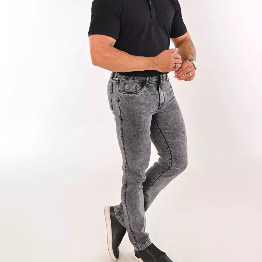 Calça Jeans Masculina Slim Fit Preta com Elastano Loja Viego calça jeans calça jeans masculina calça jeans masculina preta Calça Jeans Masculina Slim Fit Preta com Elastano calça jeans preta