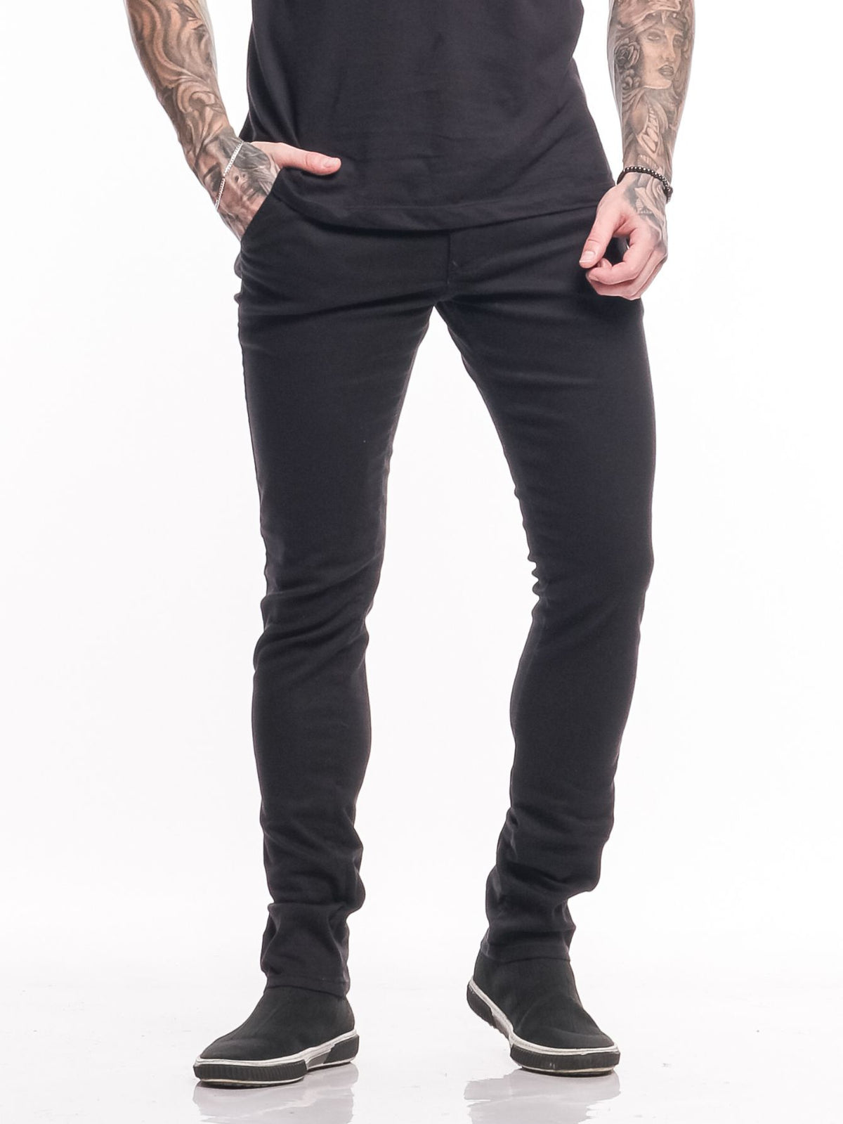 Calça Alfaiataria Masculina Preto Alfa