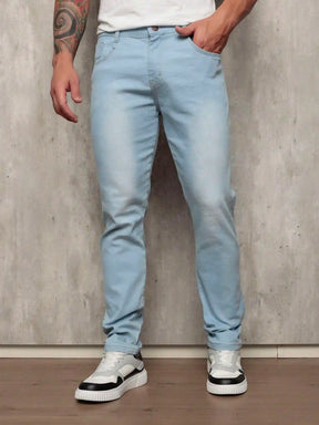Calça Jeans Masculina Com Lycra Denim - Main Image