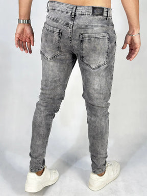Calça Jeans Masculina Skinny Marmorizada Cinza Claro com Lycra Loja Viego calça jeans calça jeans masculina calça jeans masculina preta Calça Jeans Masculina Skinny Marmorizada Cinza Claro com Lycra calça jeans preta