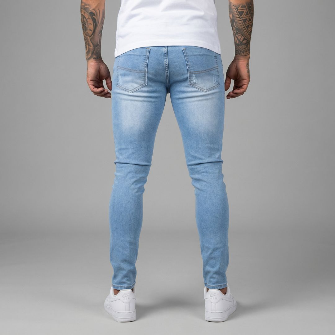 Calça Jeans Masculina Slim Clara com Elastano Loja Viego