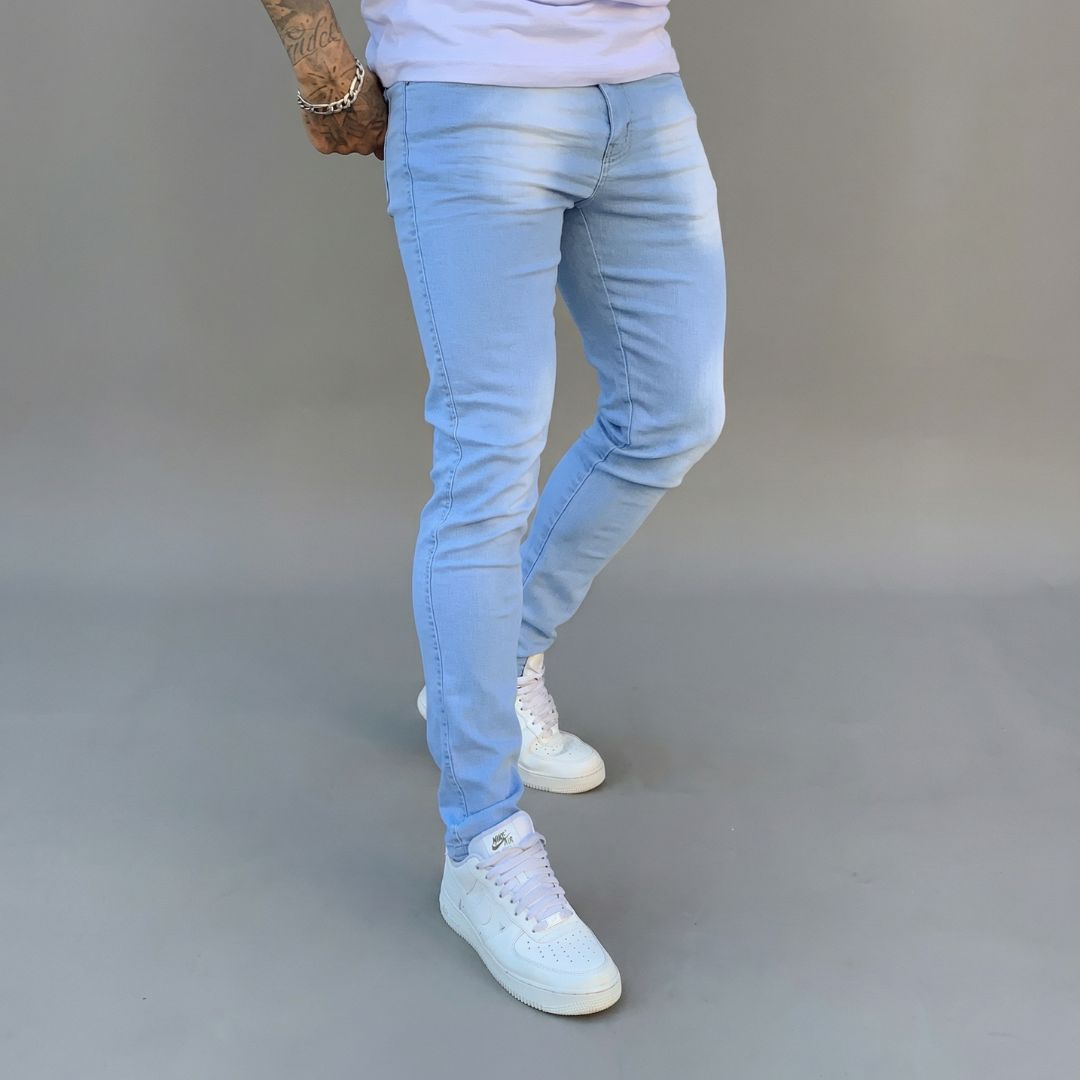 Calça Jeans Masculina Slim Clara com Elastano Loja Viego