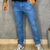 Calça Jeans Masculina Slim Estilo Alfaiataria com Bolso Inclinado