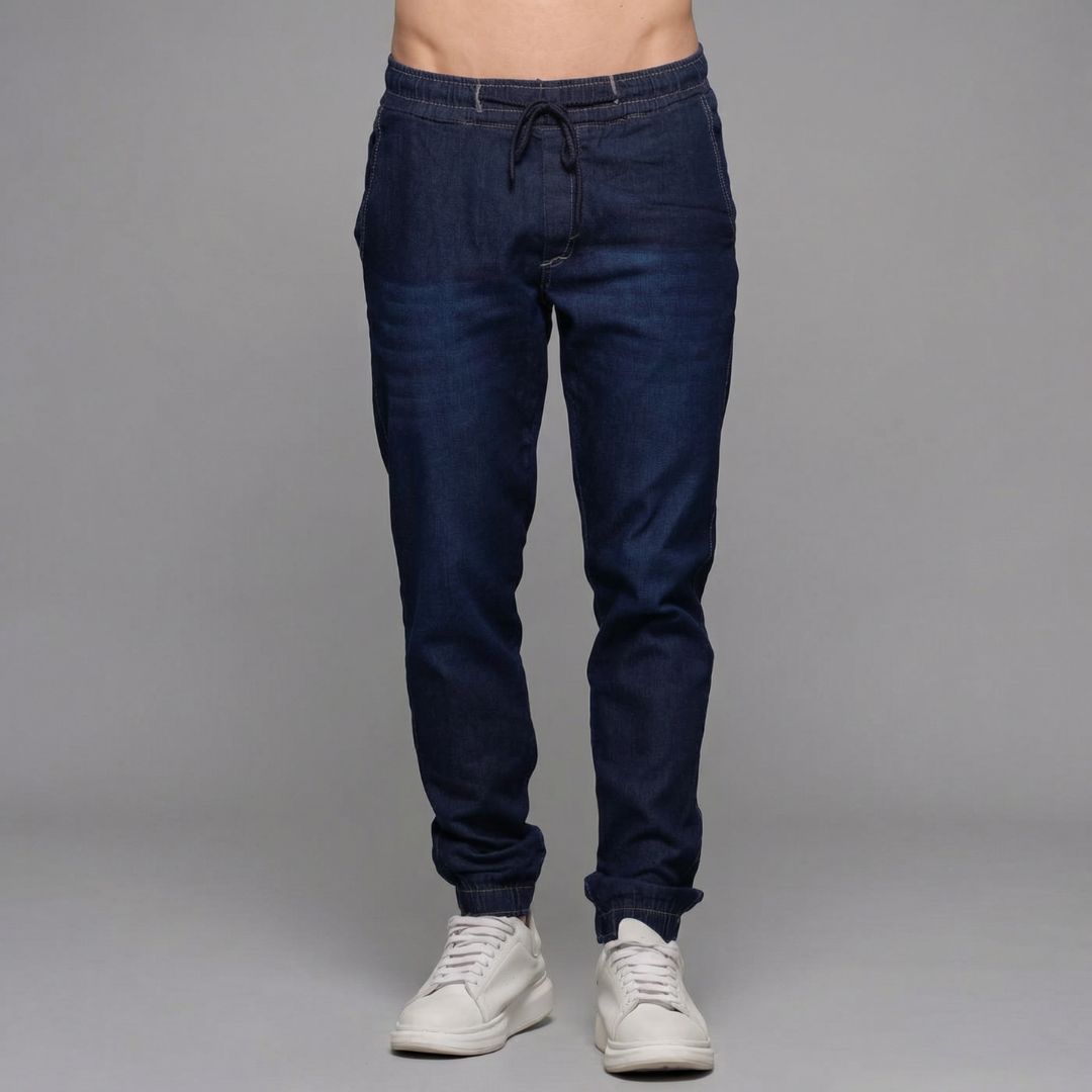 Calça Jeans Masculina Jogger Azul Escuro - Invictus Azul Escuro Loja Viego