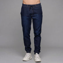 Calça Jeans Masculina Jogger Azul Escuro - Invictus Azul Escuro Loja Viego