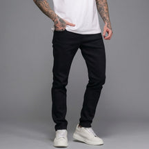 Calça Jeans Masculina Preta Modelo All Black Preto Loja Viego