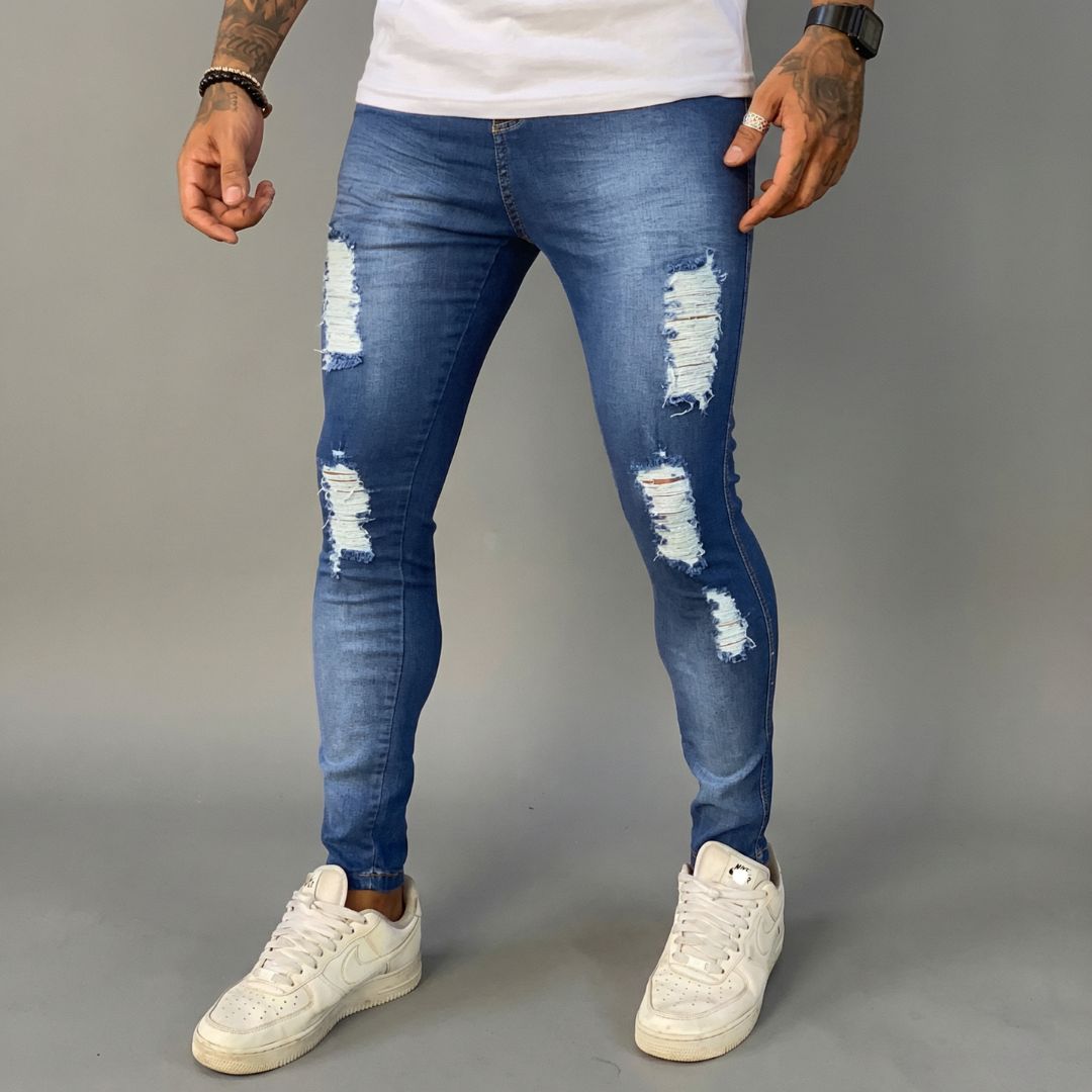 Calça Jeans Masculina Viego com Elastano Premium 48 Loja Viego