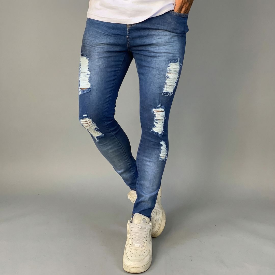 Calça Jeans Masculina Viego com Elastano Premium Loja Viego