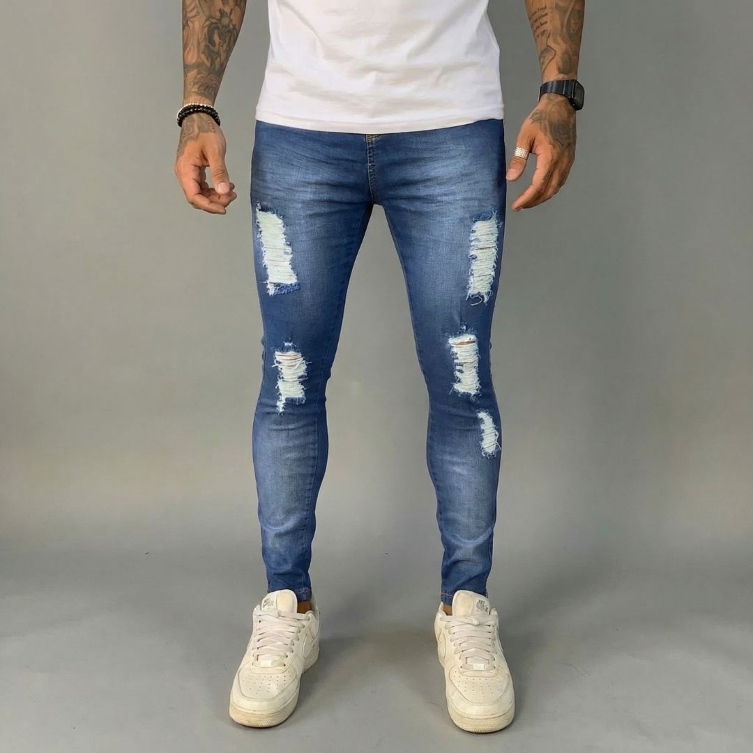 Calça Jeans Masculina Viego com Elastano Premium Loja Viego