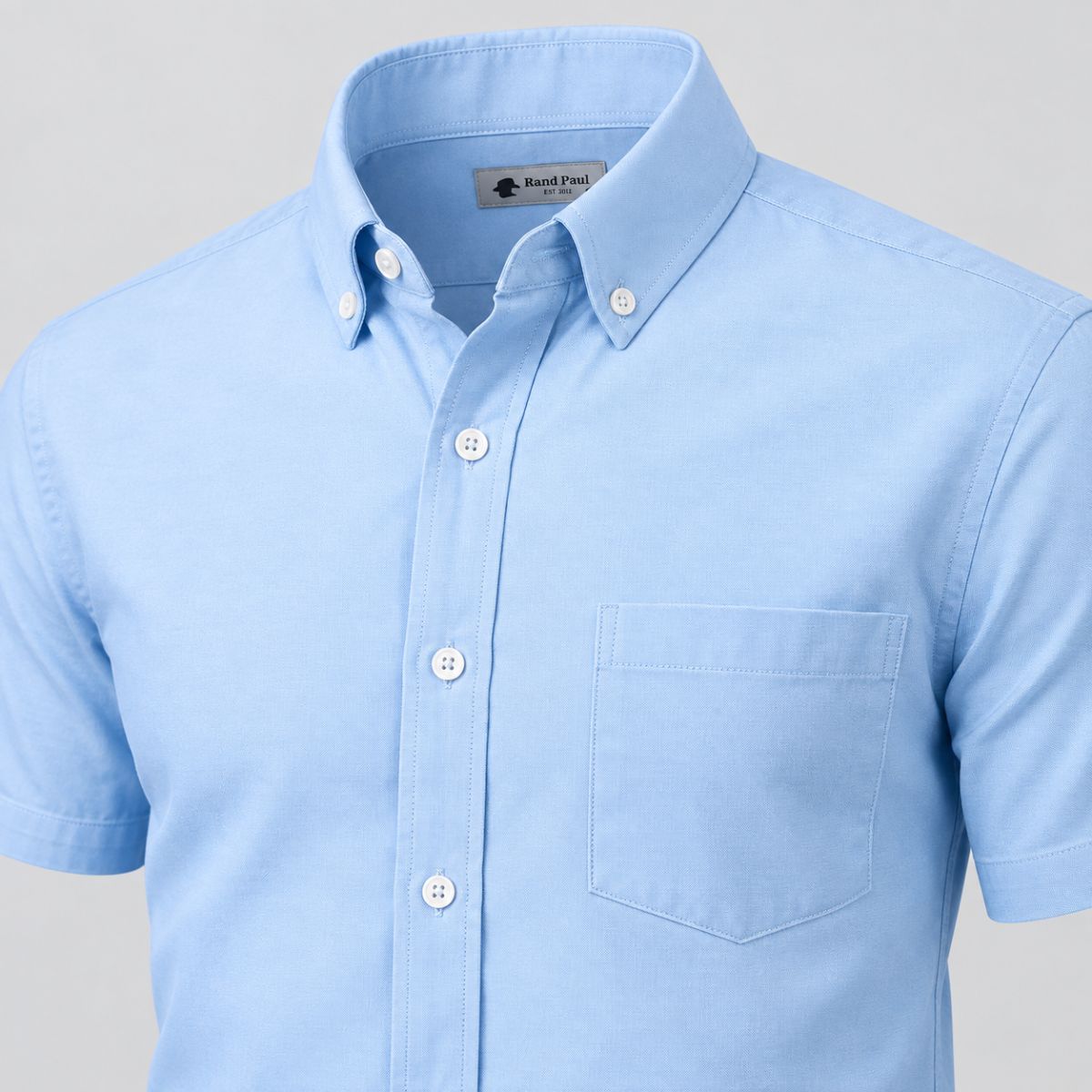 Camisa Social Masculina Azul Modelo Kali Loja Viego