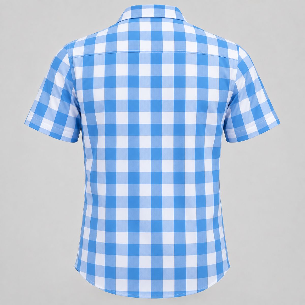 Camisa Xadrez Masculina Azul Ocean Loja Viego