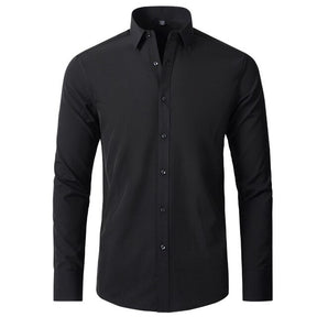 Camisa Social Manga Longa Masculina Anti Amassado Preto Loja Viego camisa manga longa camisa social Camisa Social Anti Amassado Camisa Social Manga Longa Masculina Anti Amassado camisa social masculina Camisa Social Masculina Anti Amassado