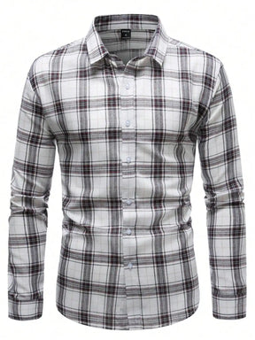 Camisa Xadrez Masculina Manga Longa White Loja Viego camisa xadrez camisa xadrez elegante camisa xadrez lenhador camisa xadrez manga longa camisa xadrez masculina Camisa Xadrez Masculina Manga Longa White camisa xadrez moda masculina camisa xadrez social