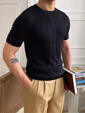 Camisa Masculina Casual Clássica em Tricô Loja Viego camisa masculina Camisa Masculina Casual Camisa Masculina Casual Clássica em Tricô Camisa Masculina em trico