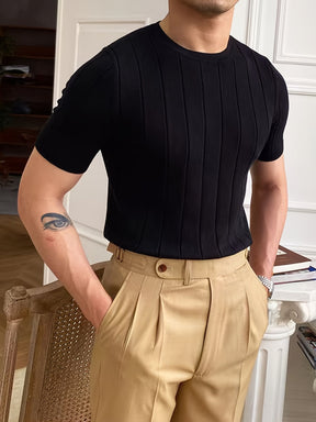 Camisa Masculina Casual Clássica em Tricô Loja Viego camisa masculina Camisa Masculina Casual Camisa Masculina Casual Clássica em Tricô Camisa Masculina em trico